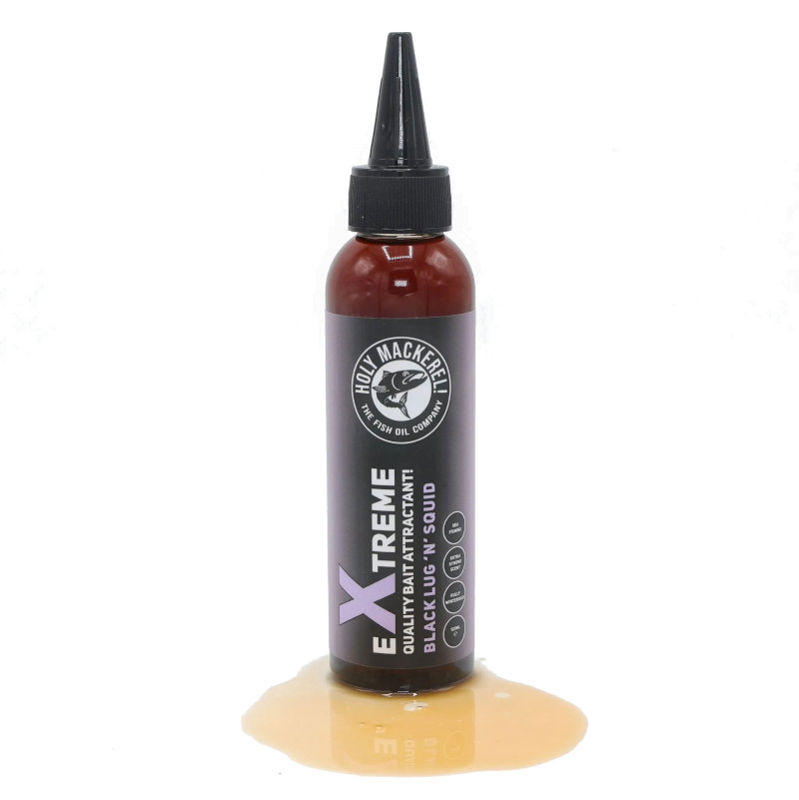 Holy Mackerel Black Lug ‘N’ Squid Oil 120ml